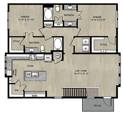 Floor plan CH2