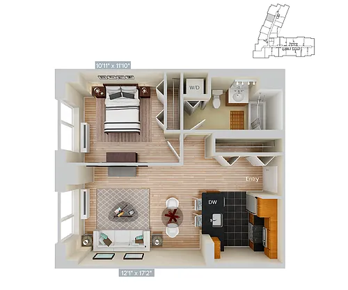Floor plan Furnished-f-A44-665