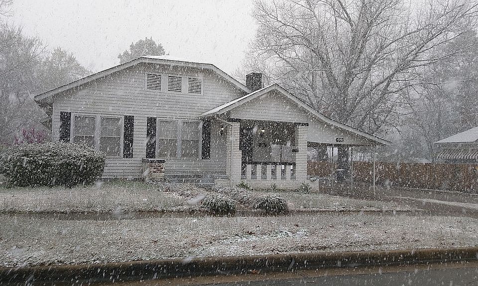 Snowing in Jonesboro