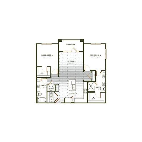 Floor plan Harrington