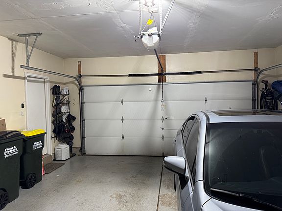 Finished Garage and entrance to unit