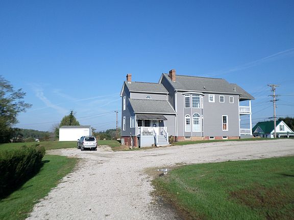 Parking lot and side view