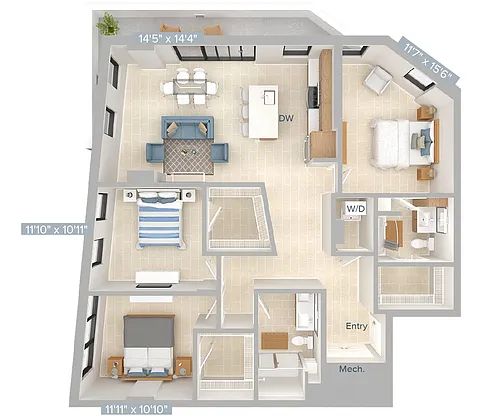 Floor plan C6