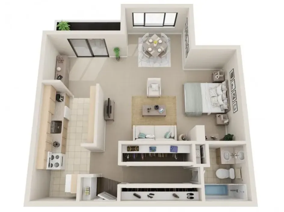 Floor plan Studio