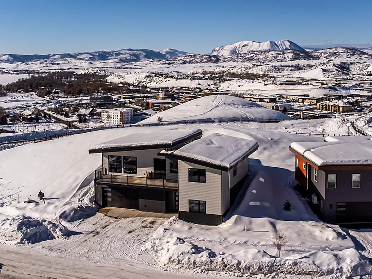 View of Home looking towards Downtown Steamboat