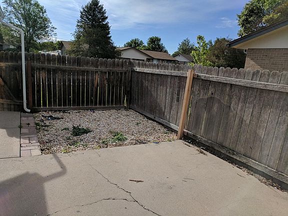 Private patio off the front