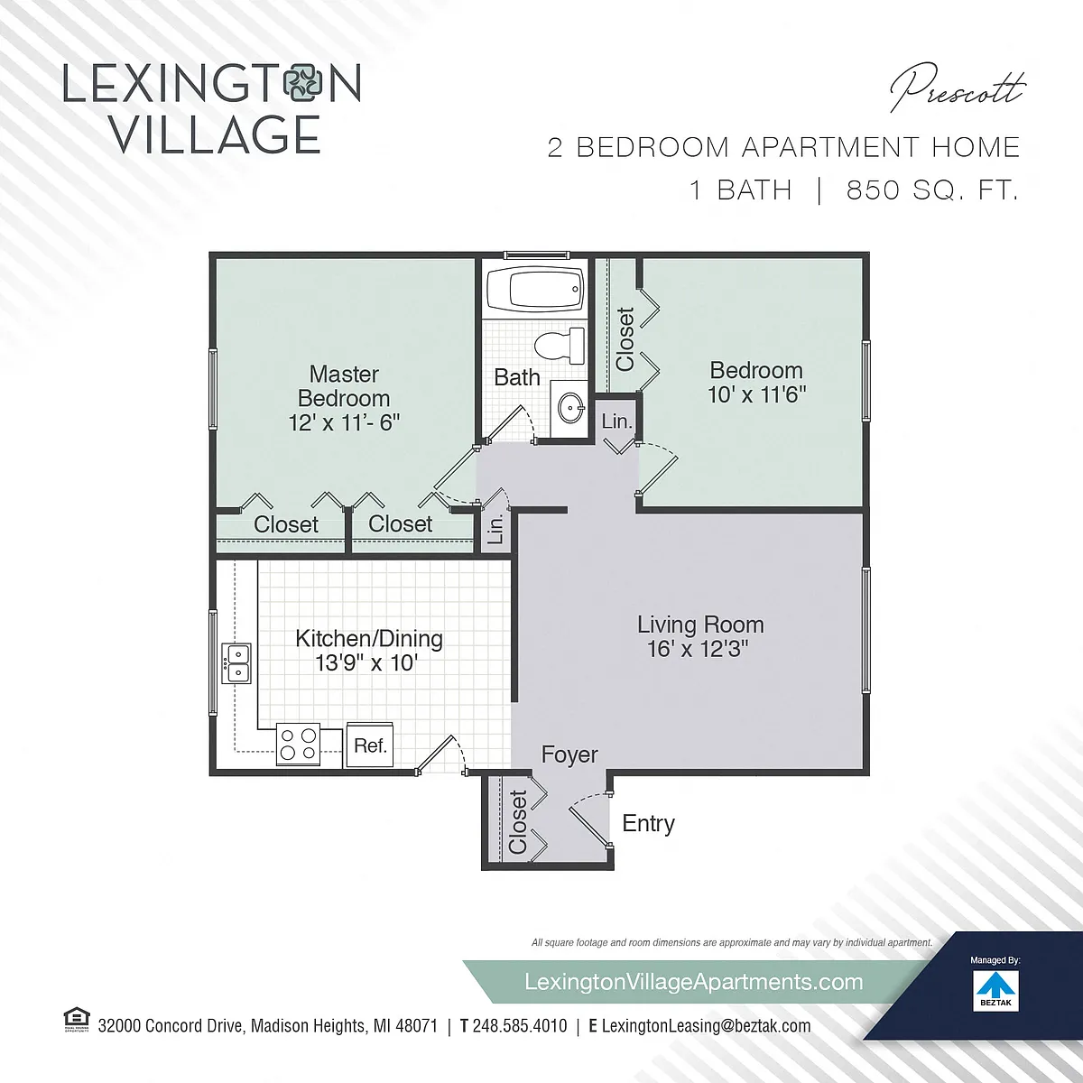 Floor plan Prescott