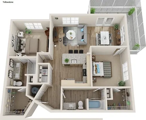 Floor plan Yellowstone