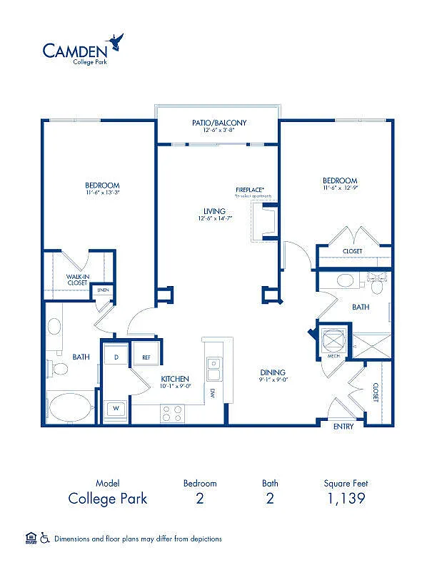 Floor plan College Park