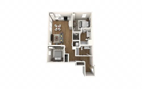 Floor plan 2-Bedroom A