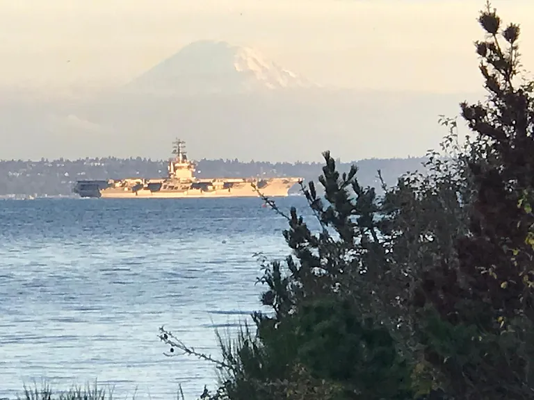 Watch the aircraft carriers and submarines go by.