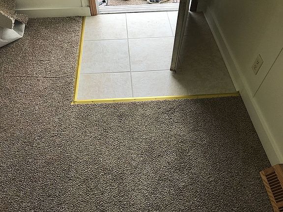 Tile entrance