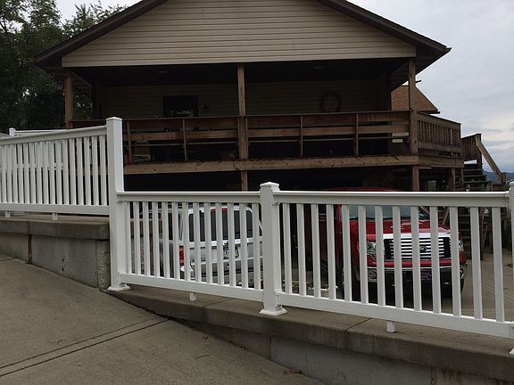 Driveway up to back of house