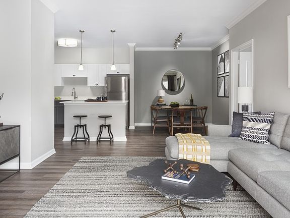 Sophisticated open floor plan