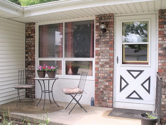 Welcoming front porch