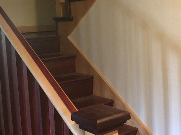 Beautiful Purple Heart stairs ( to go to second floor )