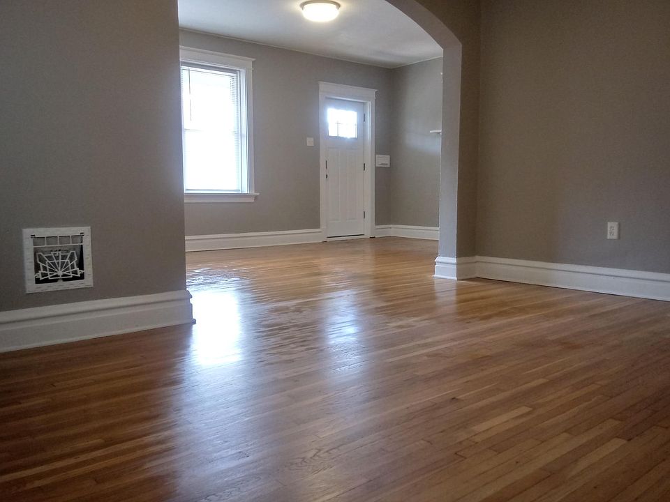 Open living room and dining room