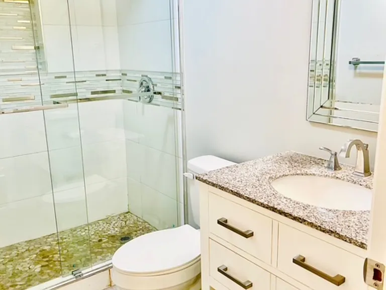 Fully updated and clean bathrooms - 1 with step-in shower, the other with a tub.