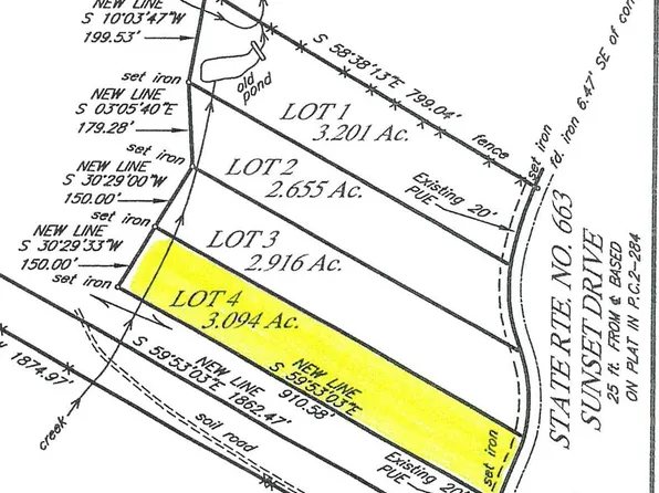 0 Sunset Dr Lot 4, Amherst, VA 24521