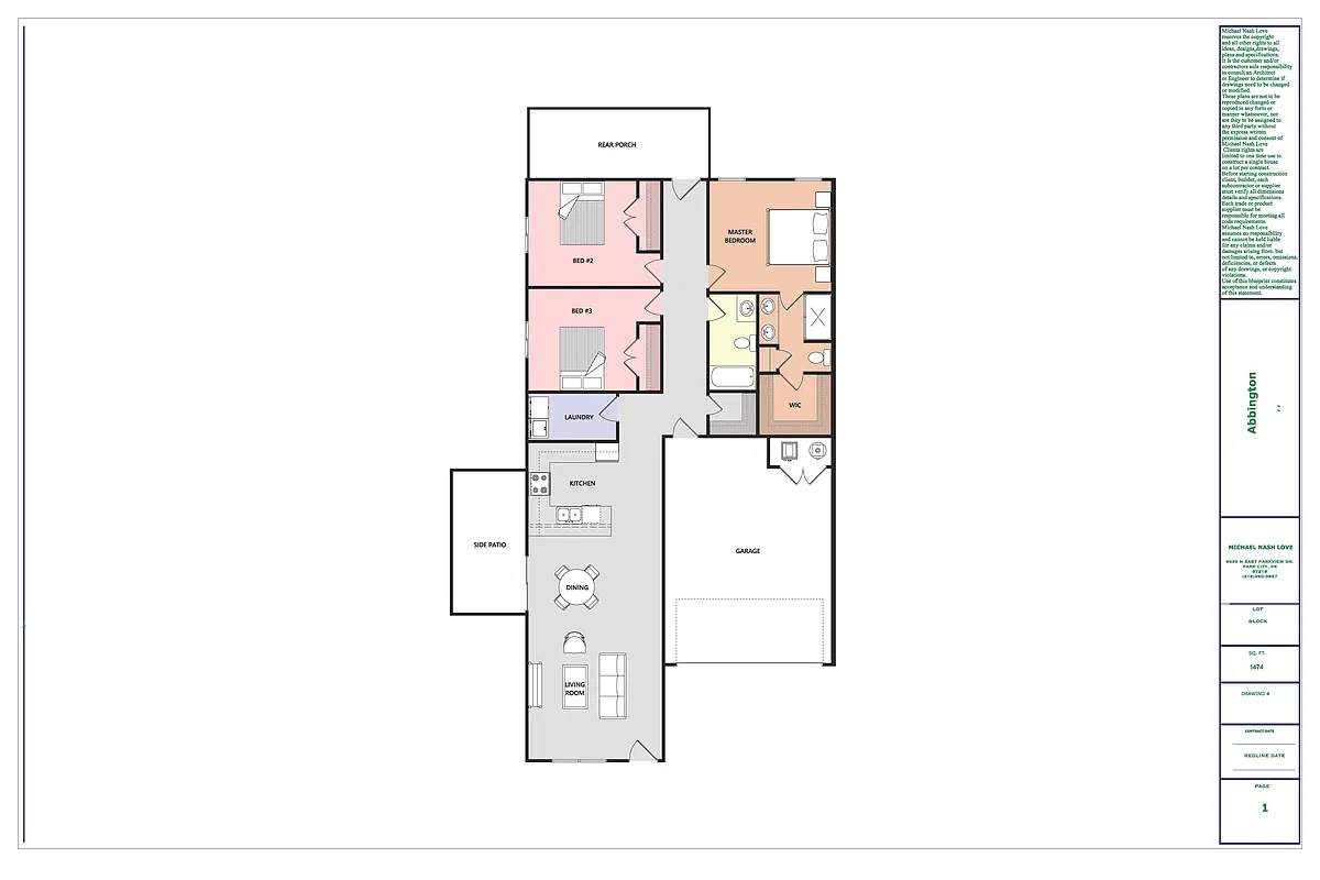Floor plan Abbington