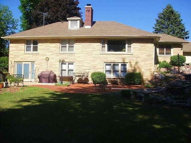 Rear view of home & patio!