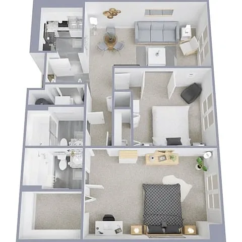 Floor plan Washington Manor