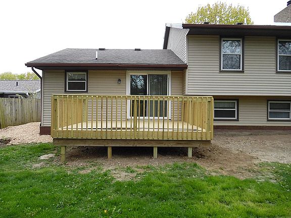 New deck off of dining room