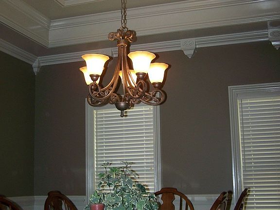 Formal dining room with exquisite mouldings