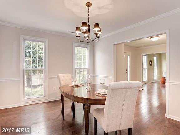 Dining room can accommodate family and friends