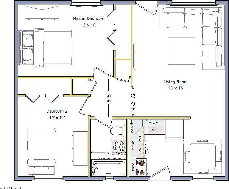 Unit 2 floorplan