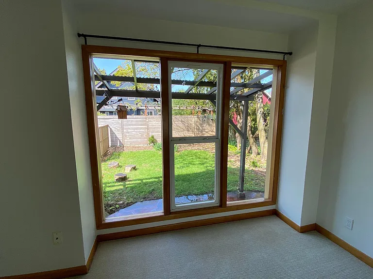 Garden from main floor bedroom