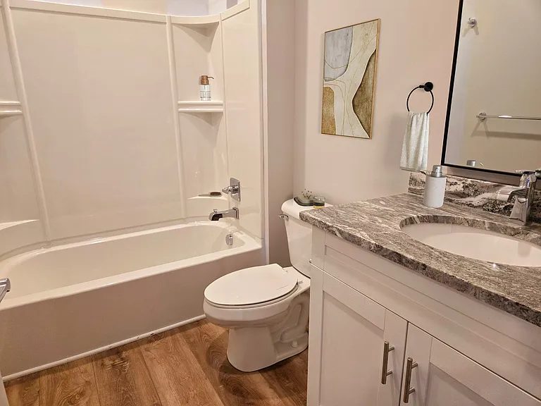 Chic and well-appointed bathrooms