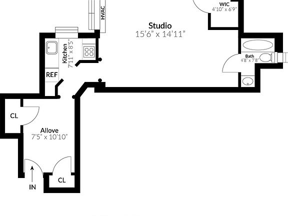 2nd image of 1 University Pl APT 10L