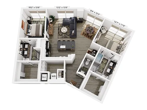 Floor plan B12
