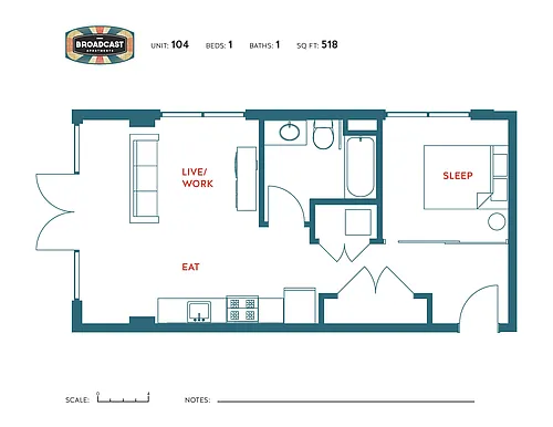 Floor plan Live Work 113