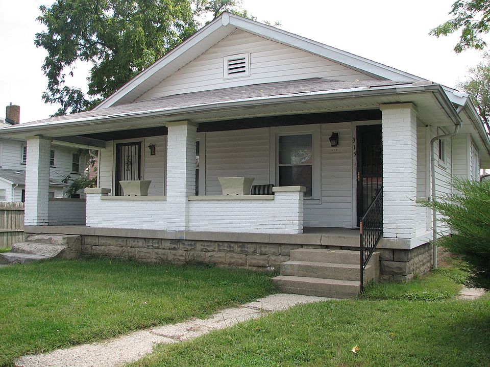 Front has a nice porch
