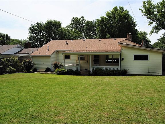 Covered porch for entertaining