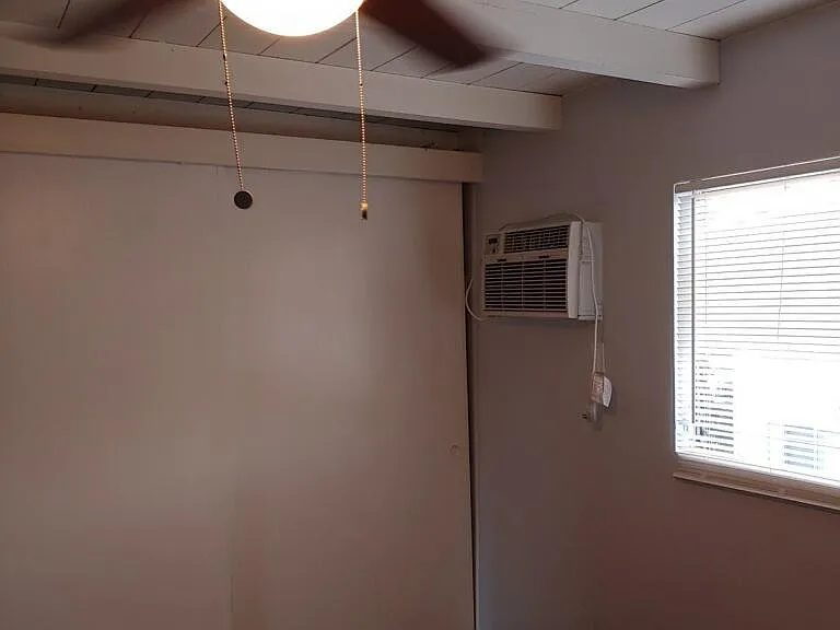 Bedroom - Closet & with Window Ac & Celling fan.