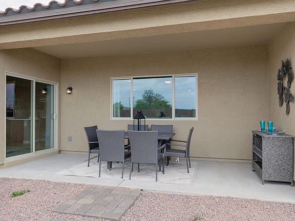Relaxing covered patio