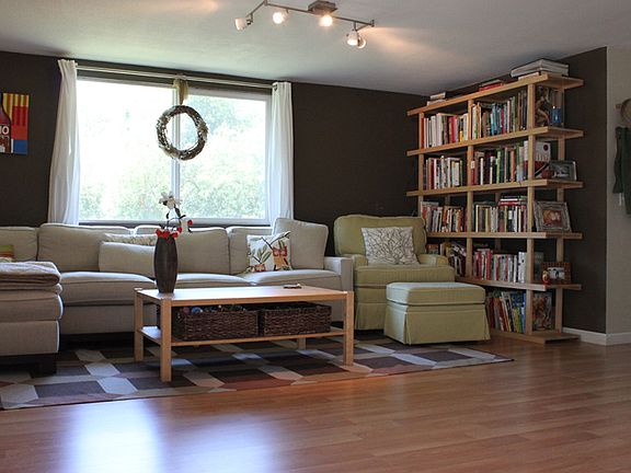 Family room off the kitchen offers a "great room" feel.