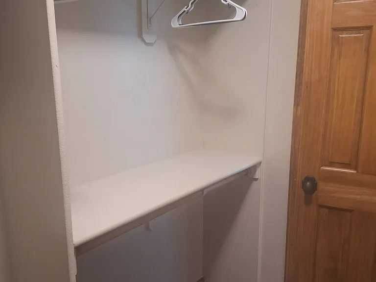 Rear master bedroom walk in closet.