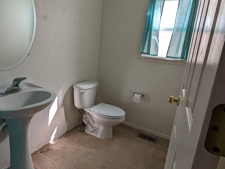 First floor half bathroom