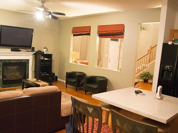 Family room from kitchen
