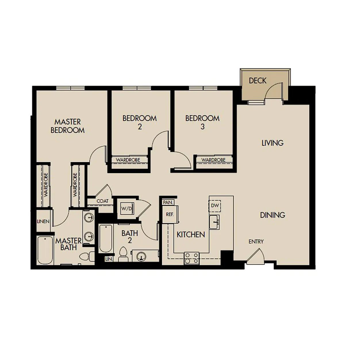 Floor plan Plan 3A