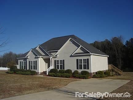 Front View with concrete drive