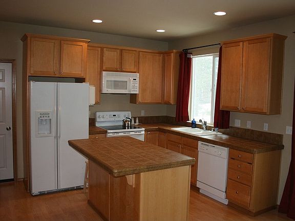 Open kitchen with island