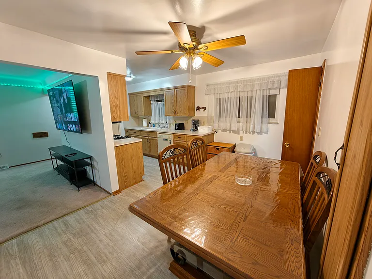Kitchen and Dining Area