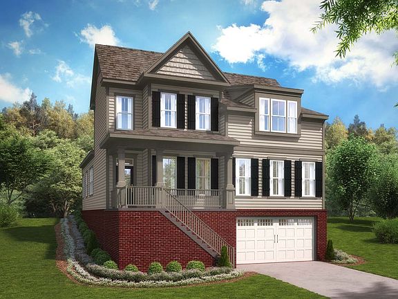 Elevation 2 of the Townsend a home design by Brookfield Residential at Ridgeview