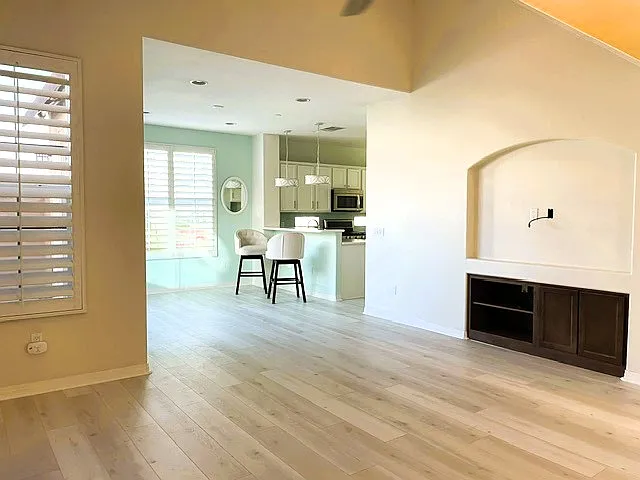 Open floor concept thoughtfully designed for comfort