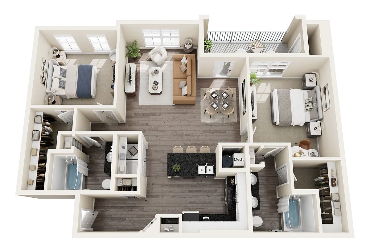 Floor plan The Harlow